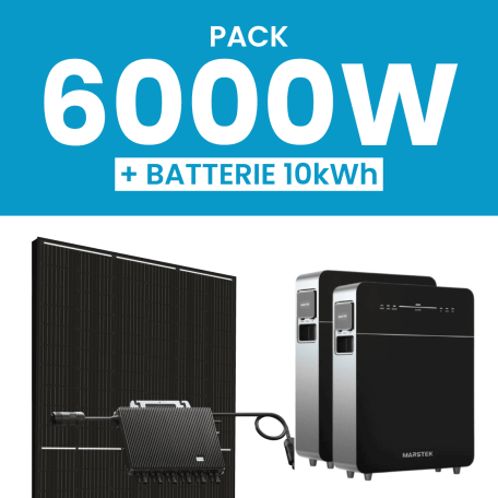 Kit solaire 6000W Ja Solar avec Pack Batterie Marstek 10kWh