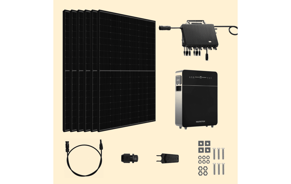 Kit Solaire 3000W Ja Solar Pack Batterie Marstek Venus E