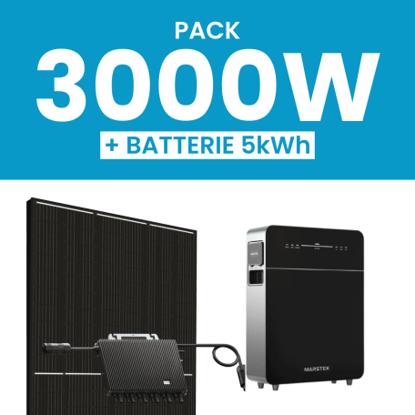 Kit solaire 3000W Ja Solar avec Pack Batterie Marstek 5kWh