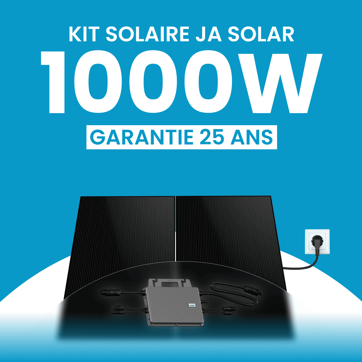 Kit Solaire Plug and Play 1000W Ja Solar