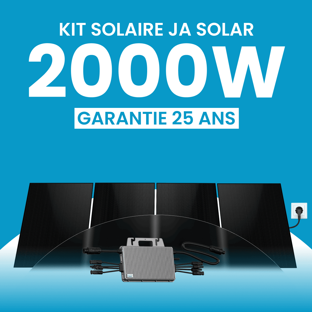 Kit Solaire Plug and Play 2000W Ja Solar