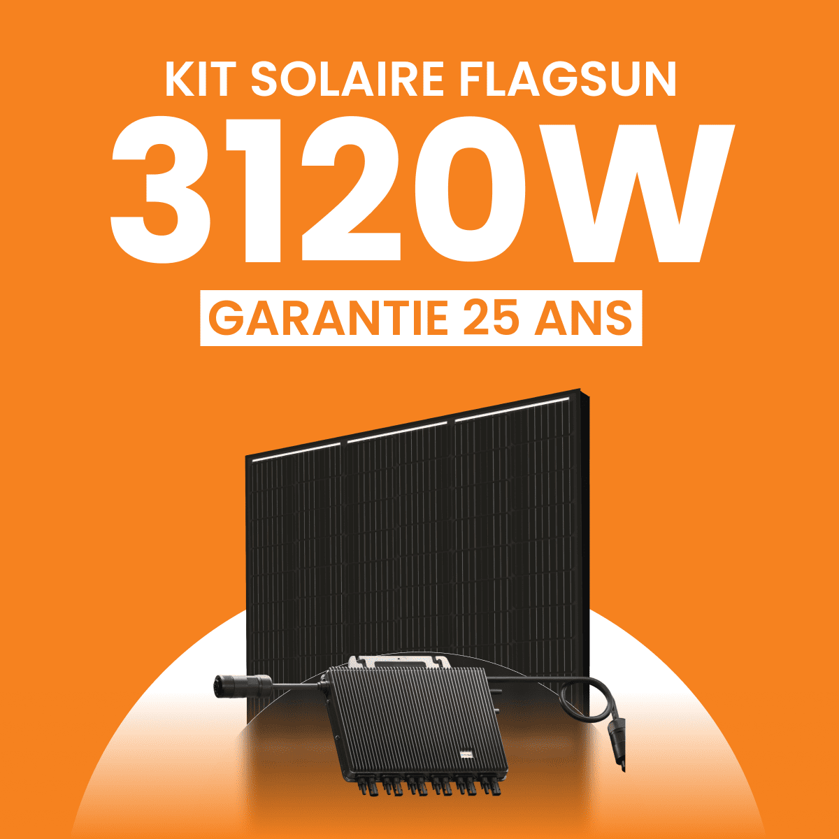 Kit Solaire 3120W Meilleur Prix - Micro onduleurs TSUN