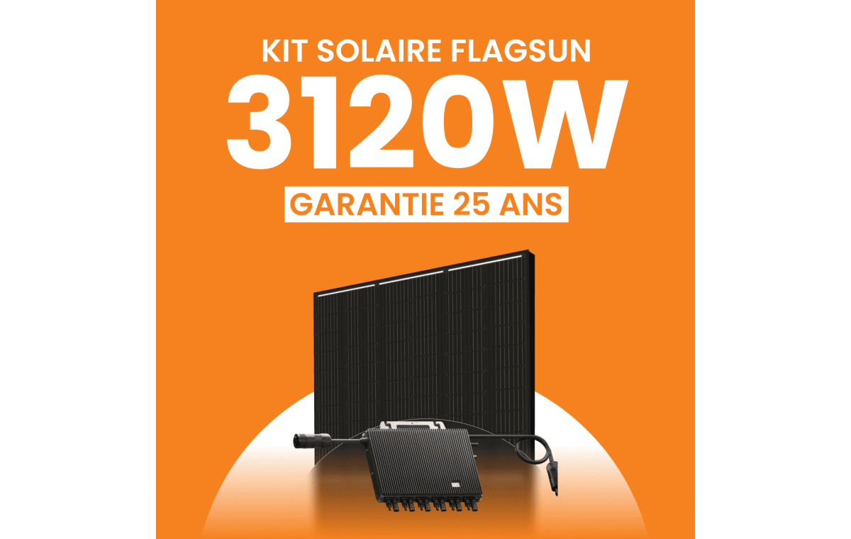 Kit Solaire 3120W Meilleur Prix - Micro onduleurs TSUN