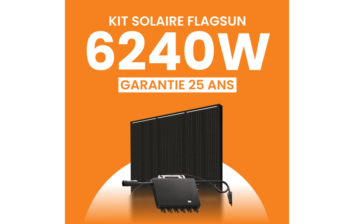 Kit Solaire 6240W Meilleur Prix - Micro onduleurs TSUN