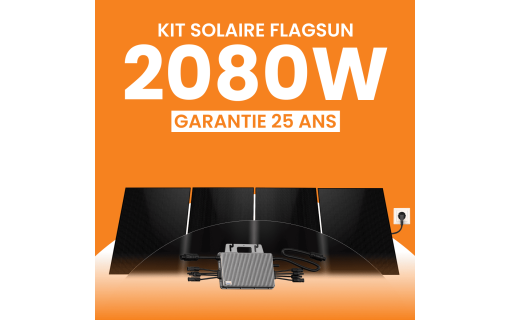 Kit panneau solaire plug and play 2080W Flagsun