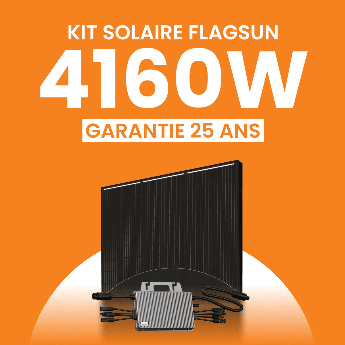 Kit Solaire 4160W Meilleur Prix - Micro onduleurs TSUN