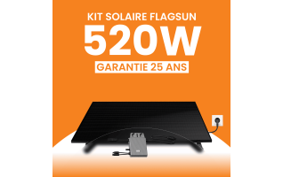 Kit panneau solaire plug and play 520W Flagsun