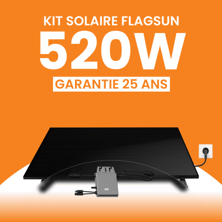 Kit panneau solaire plug and play 520W Flagsun