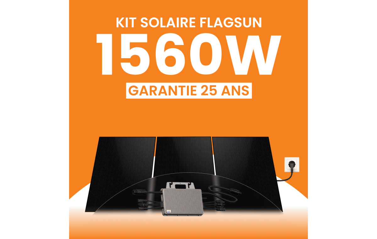 Kit panneau solaire plug and play 1560W Flagsun