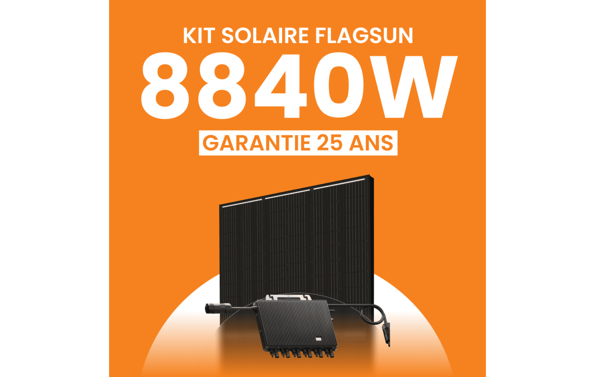 Kit solaire 8840W Flagsun – Micro-onduleurs TSUN
