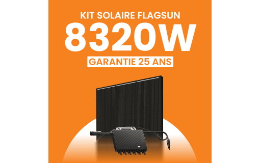 Kit solaire 8320W Flagsun – Micro-onduleurs TSUN
