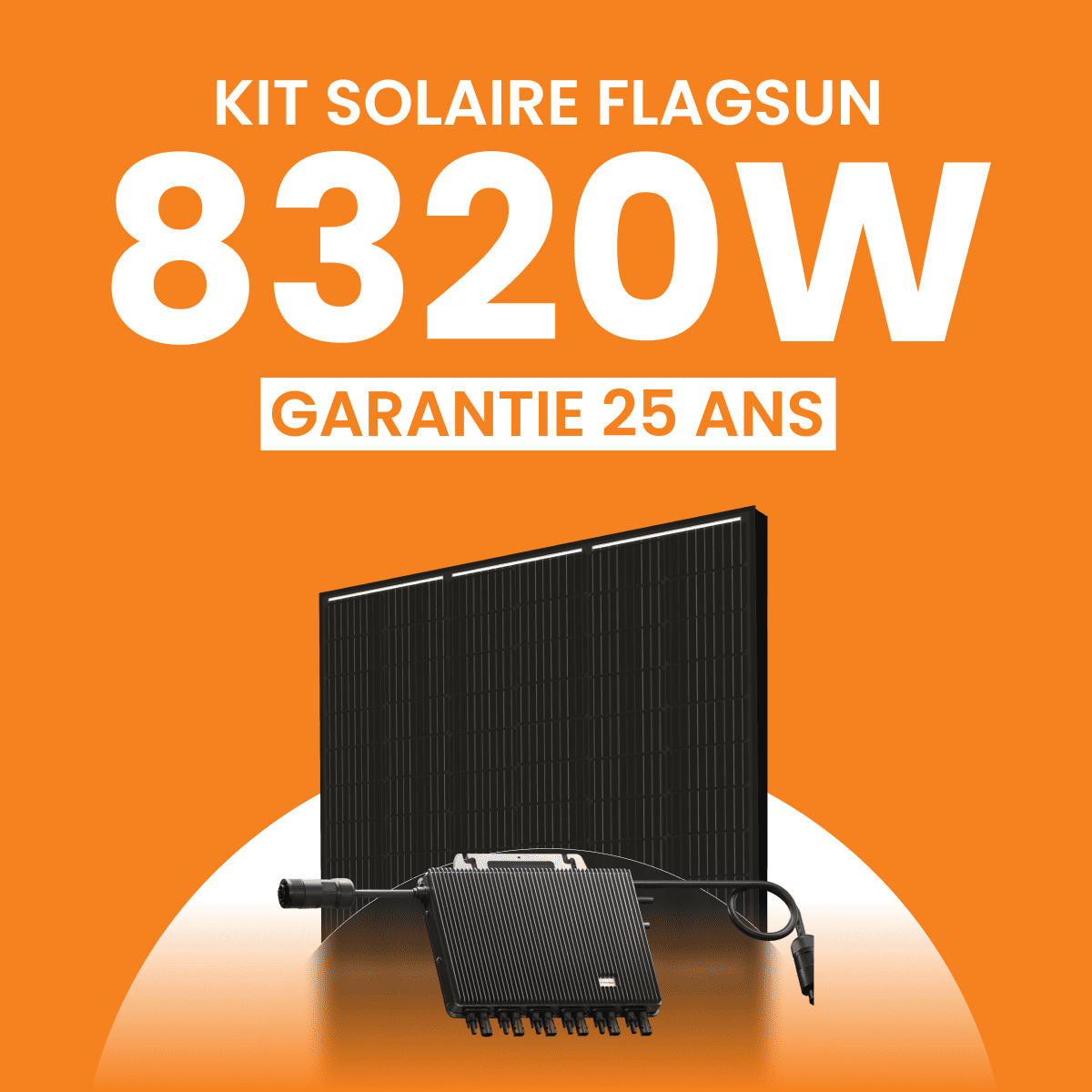 Kit solaire 8320W Flagsun – Micro-onduleurs TSUN
