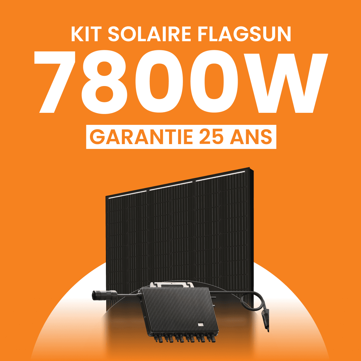 Kit solaire 7800W Flagsun – Micro-onduleurs TSUN