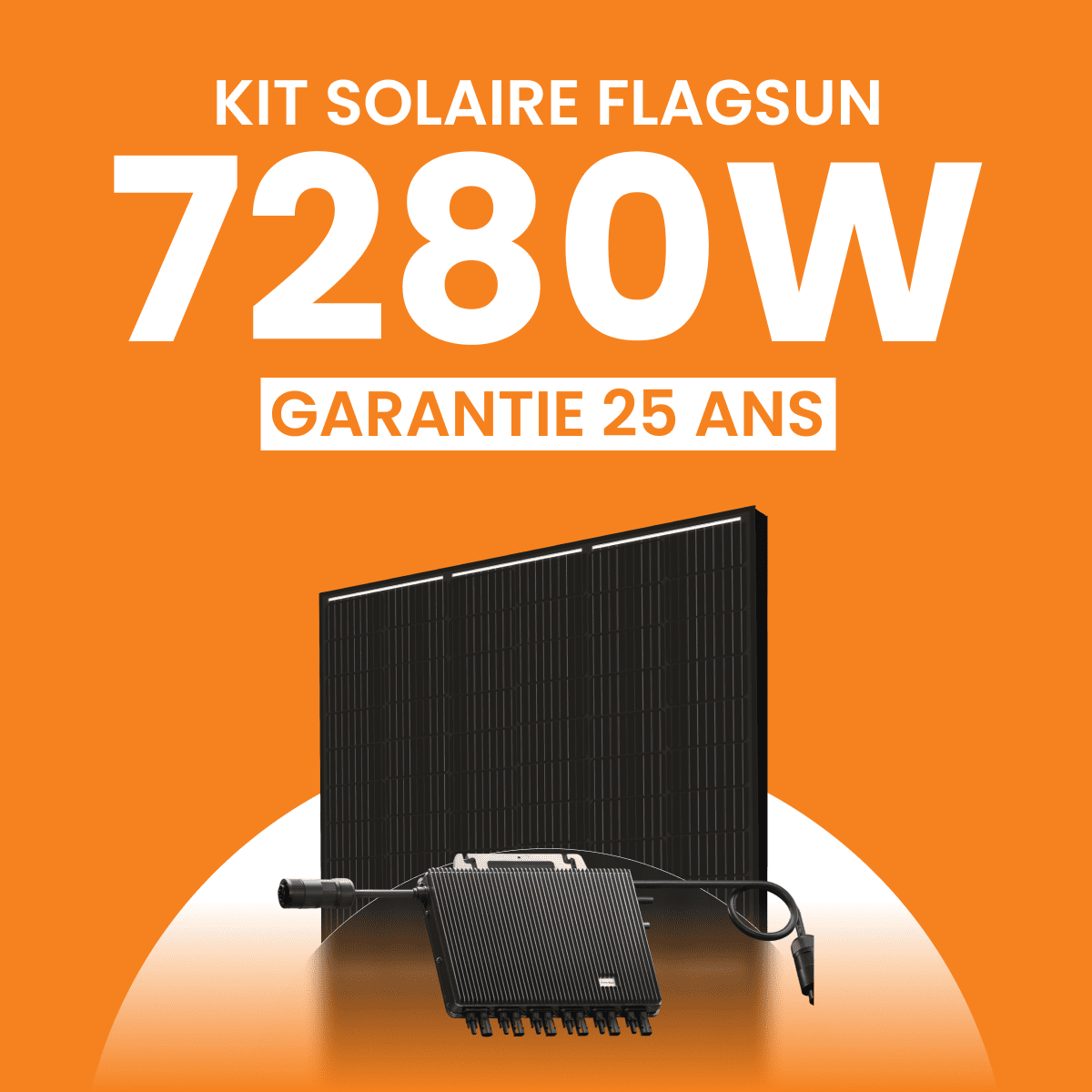 Kit solaire 7280W Flagsun – Micro-onduleurs TSUN
