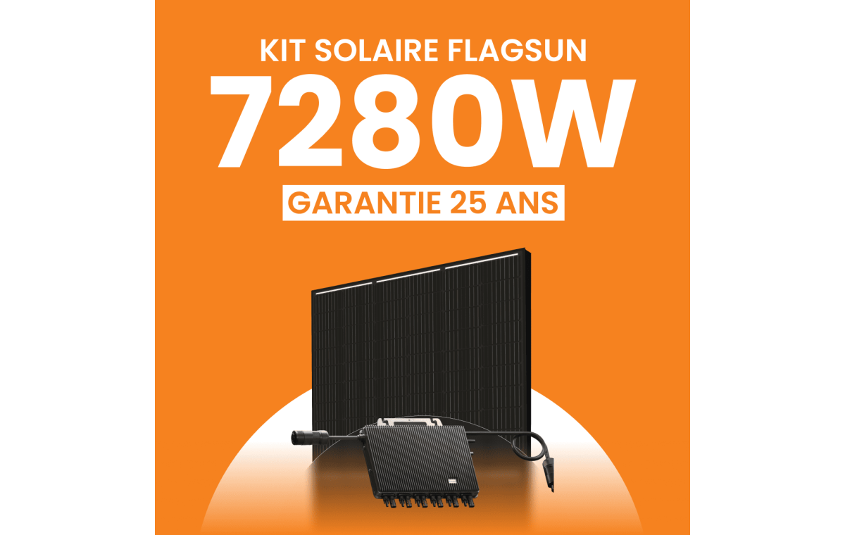 Kit solaire 7280W Flagsun – Micro-onduleurs TSUN