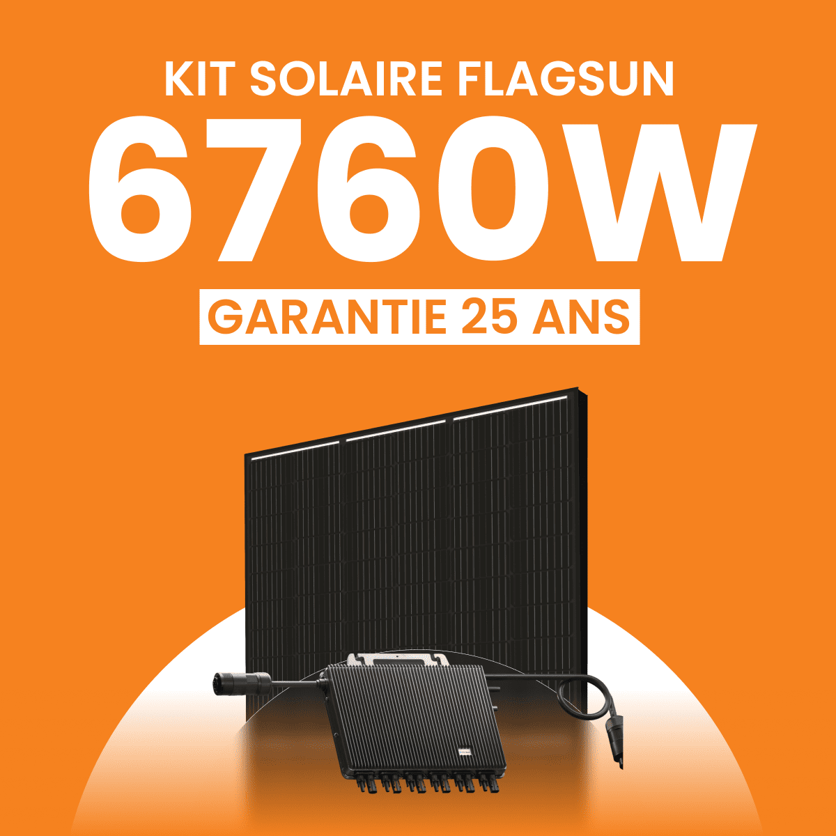 Kit solaire 6760W Flagsun – Micro-onduleurs TSUN