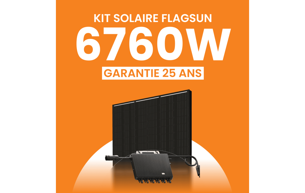 Kit solaire 6760W Flagsun – Micro-onduleurs TSUN