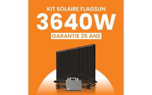 Kit solaire 3640W Flagsun – Micro-onduleurs TSUN