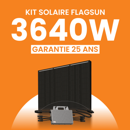 Kit solaire 3640W Flagsun – Micro-onduleurs TSUN