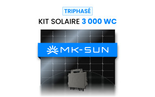 Kit solaire 3000W MK-Sun – Micro-onduleurs QT2 Triphasé