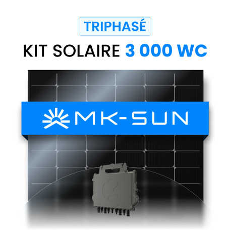 Kit solaire 3000W MK-Sun – Micro-onduleurs QT2 Triphasé
