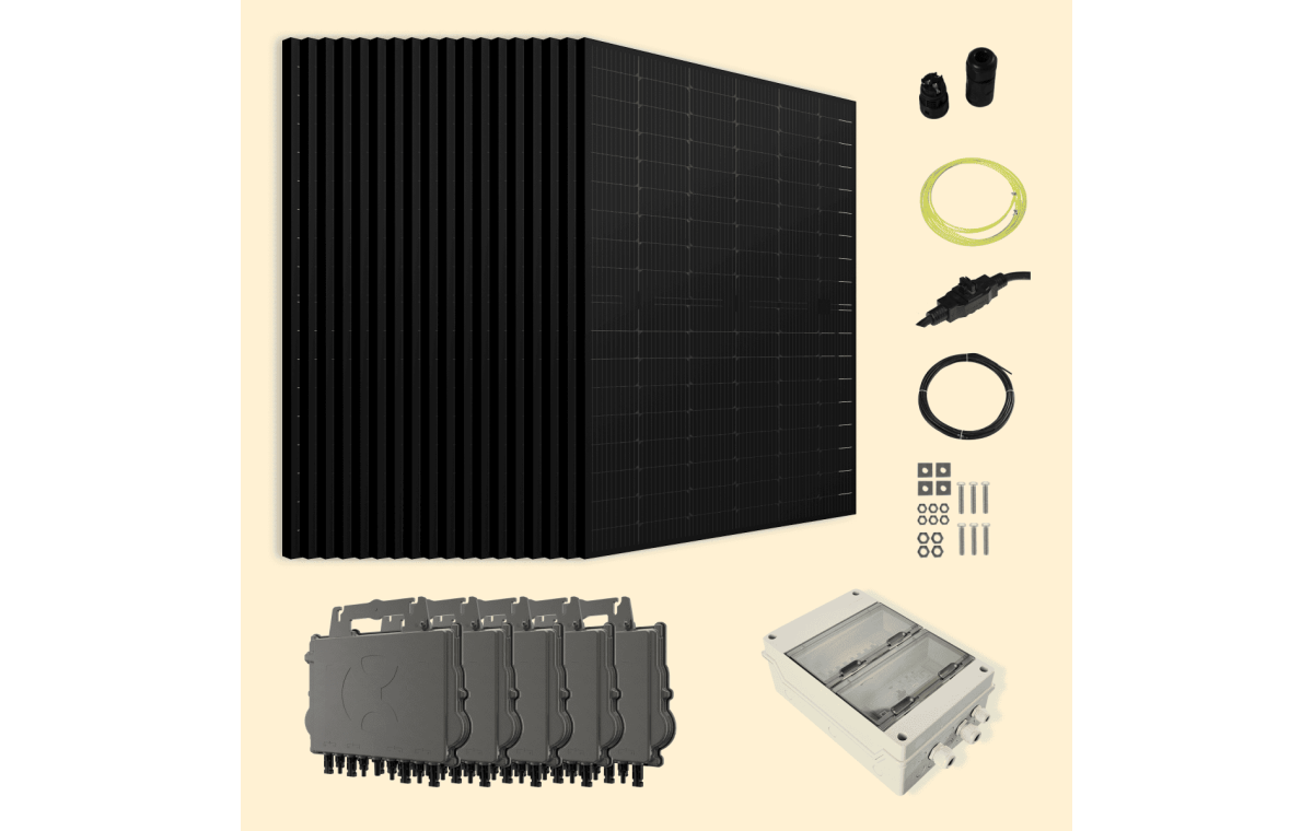 Kit solaire 10800W MK-Sun – Micro-onduleurs QT2 Triphasé
