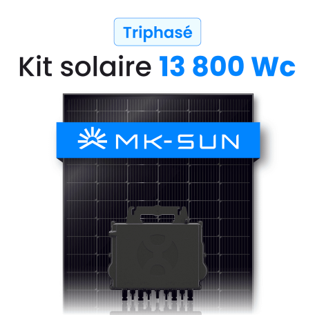 Kit solaire 13800W MK-Sun – Micro-onduleurs QT2 Triphasé