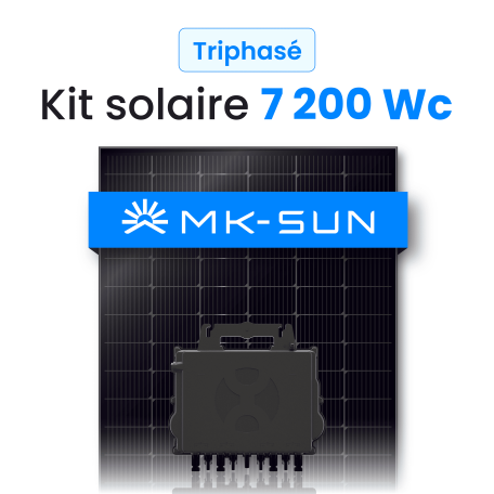 Kit solaire 7200W MK-Sun – Micro-onduleurs QT2 Triphasé