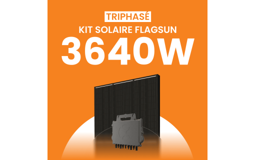 Kit solaire 3640W Amerisolar 520 Triphasé – Micro-onduleurs QT2