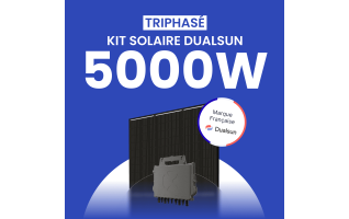 Kit Solaire Autoconsommation DualSun 5000W Triphasé - Micro onduleurs APS