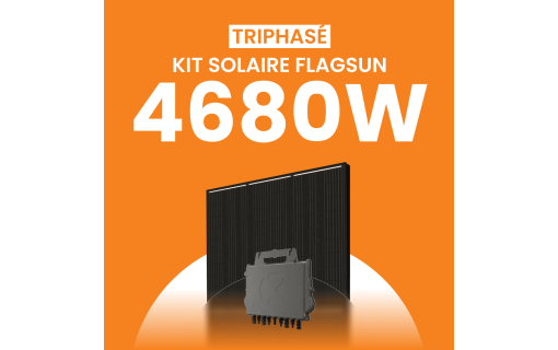 Kit solaire 4680W Flagsun 520 Triphasé – Micro-onduleurs QT2