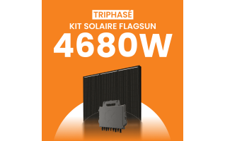Kit solaire 4680W Flagsun 520 Triphasé – Micro-onduleurs QT2