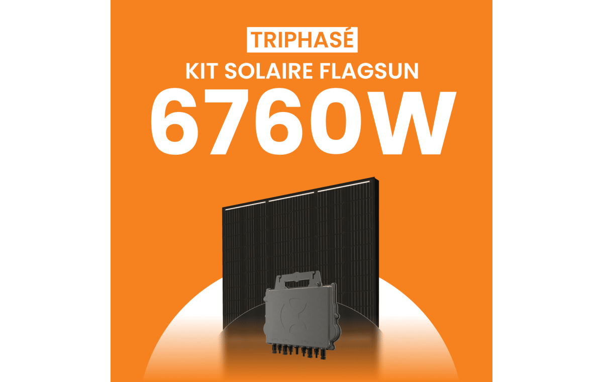 Kit solaire 6760W Flagsun 520 – Micro-onduleurs QT2