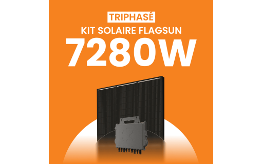 Kit solaire 7280W Flagsun 520 Triphasé – Micro-onduleurs QT2