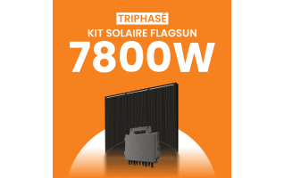 Kit solaire 7800W Flagsun 520 Triphasé – Micro-onduleurs QT2