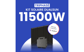 Kit Solaire Autoconsommation DualSun 11500W Triphasé - Micro onduleurs APS