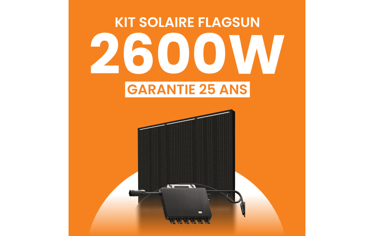 Kit Solaire Autoconsommation 2600W - Micro onduleurs TSUN
