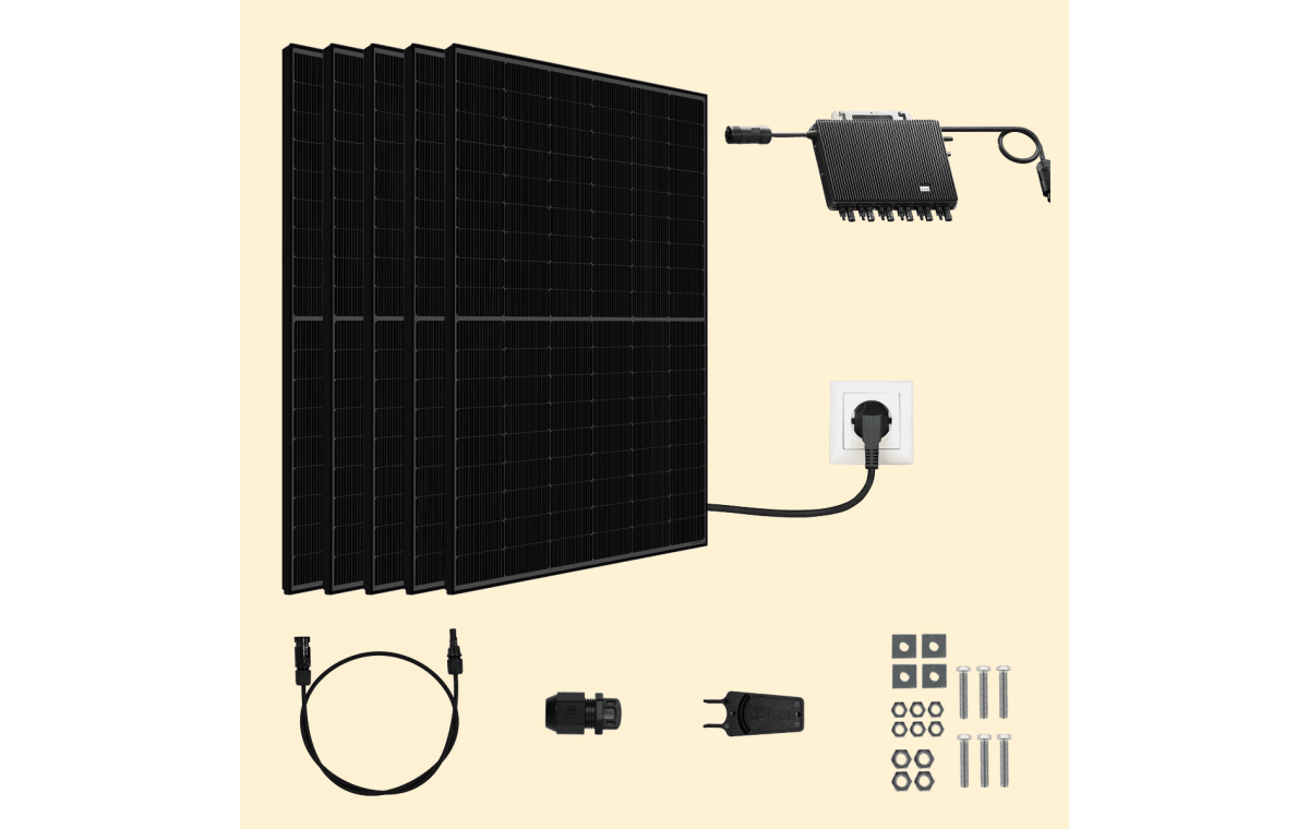 Kit Solaire Autoconsommation 2500W JA Solar - Micro onduleurs TSUN