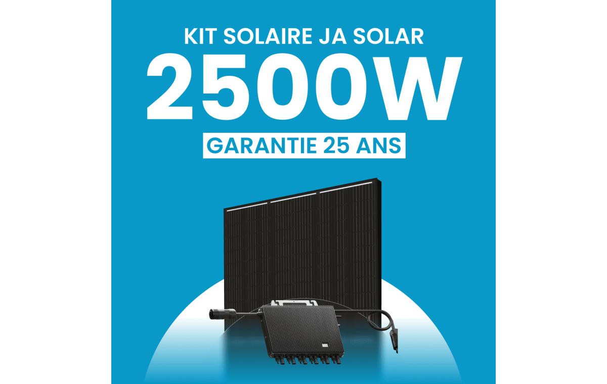 Kit Solaire Autoconsommation 2500W JA Solar - Micro onduleurs TSUN