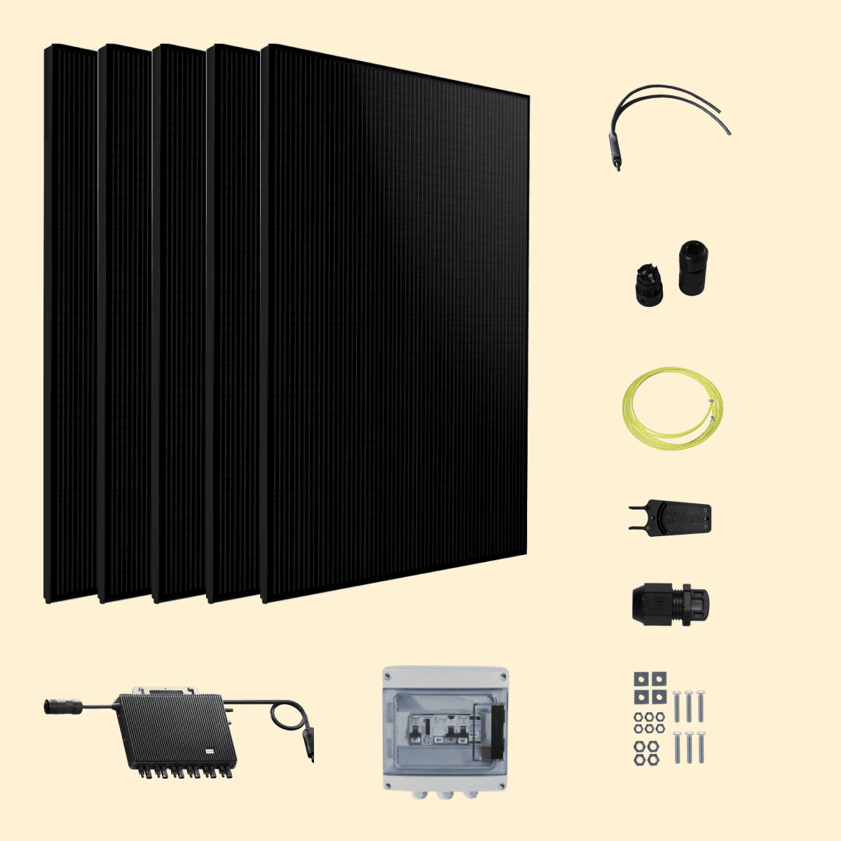 Kit solaire 3000W MK-SUN – Micro-onduleurs TSUN