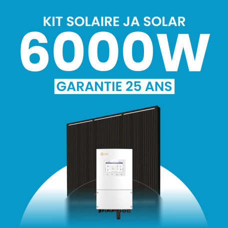Kit Solaire 6000W JA Solar Onduleur Hybride SOLIS