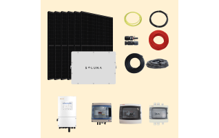 KIT 3000 DUALSUN ONDULEUR HYBRIDE SOLIS + 1 X BATTERIE SOLUNA 5 kWh