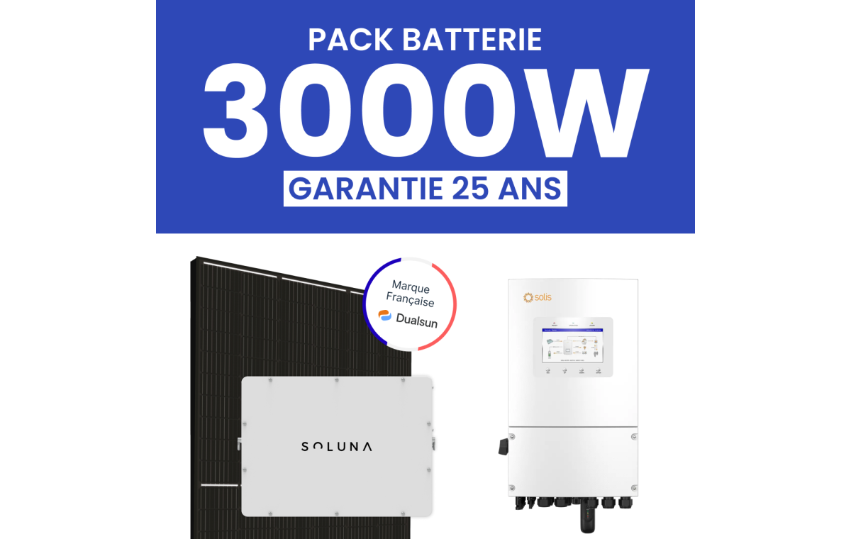 Kit solaire 3000W Onduleur hybride + Batterie 5 kWh — free download