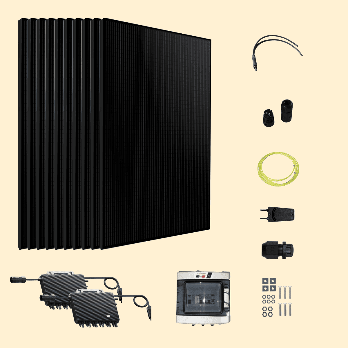 Kit solaire 6000W MK-SUN – Micro-onduleurs TSUN