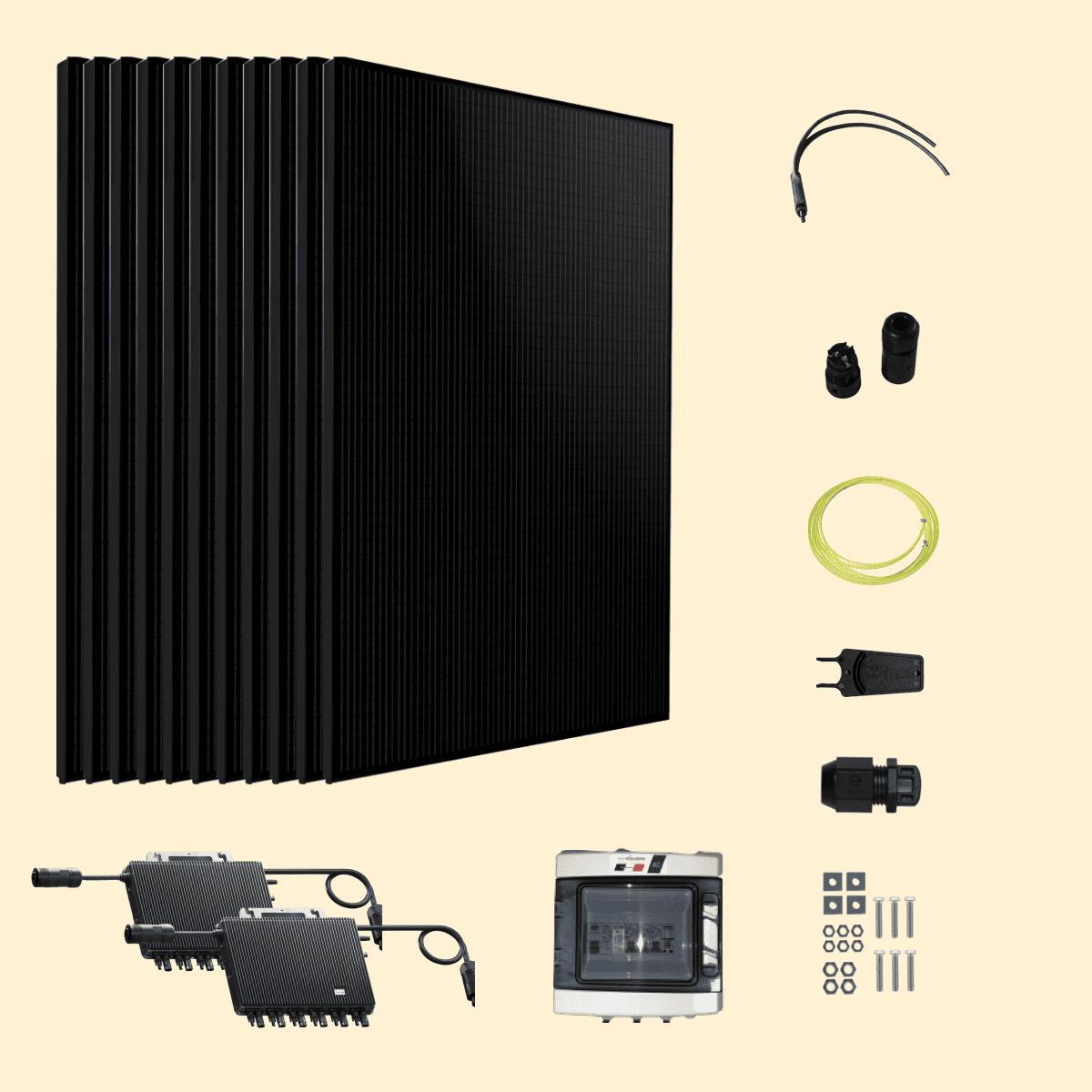 Kit solaire 6600W MK-SUN – Micro-onduleurs TSUN