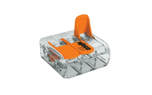 Borne de connexion 3x4mm2 à levier - Wago