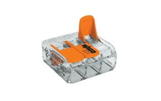 Borne de connexion 3x4mm2 à levier - Wago