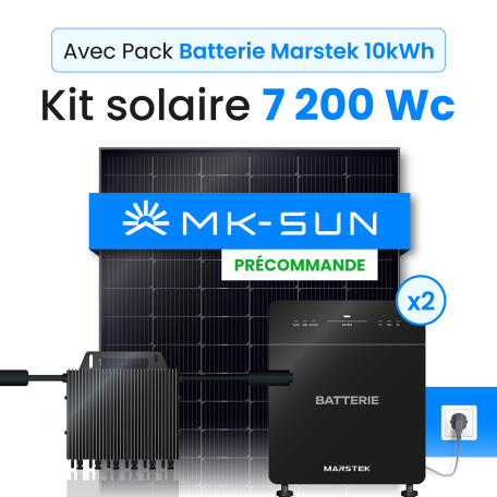 Kit solaire 7200W MK-Sun batterie Marstek 10 Kwh Venus E