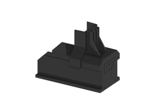 Embout de fermeture noir ClickFit Evo - ESDEC