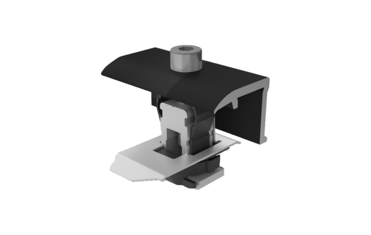 Pince terminale Universal EC 25-40 mm noire - K2 Systems